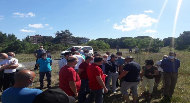 Poyraz, Çamlık Mahallesinde Protesto edildi...