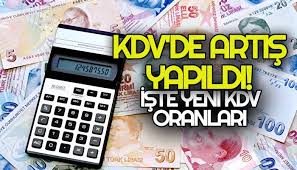 KDV Oranları Yiyecek ve İçecek Satışlarında Artırıldı