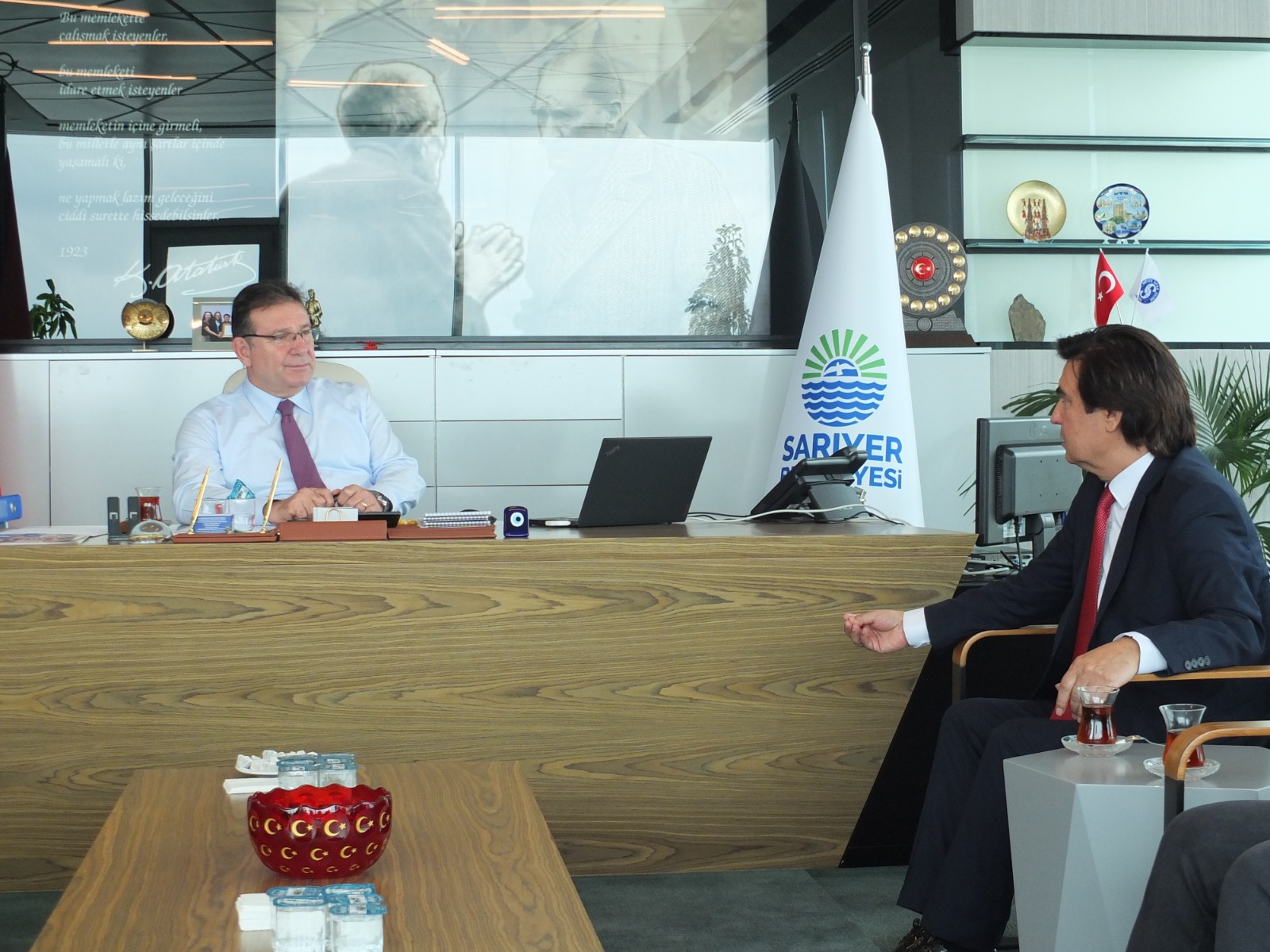 OBKD'den Sarıyer Belediye Başkanı Oktay Aksu'ya Ziyaret